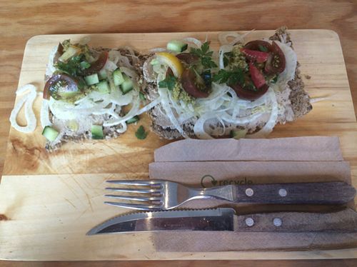 full of garden (not in a roll) at eten vol leven in Antwerpen