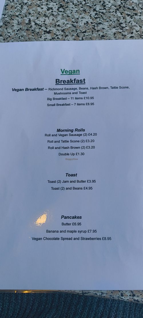  at Cafe Mira in Glasgow