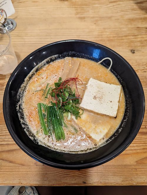 Vegan ramen at Ramen512 in Cedar Park