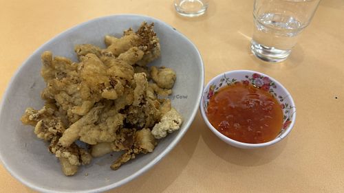 Crispy mushroom   at Easy Vegan in Richmond