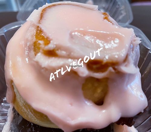 Cinnamon roll  at Shawnee's Goodies Vegan Bakery & Cafe in Lilburn