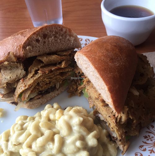 the 'beef' dip at Cornbread Cafe in Eugene
