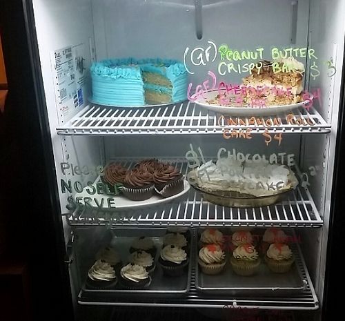 Wonderful vegan desserts. at Cornbread Cafe in Eugene