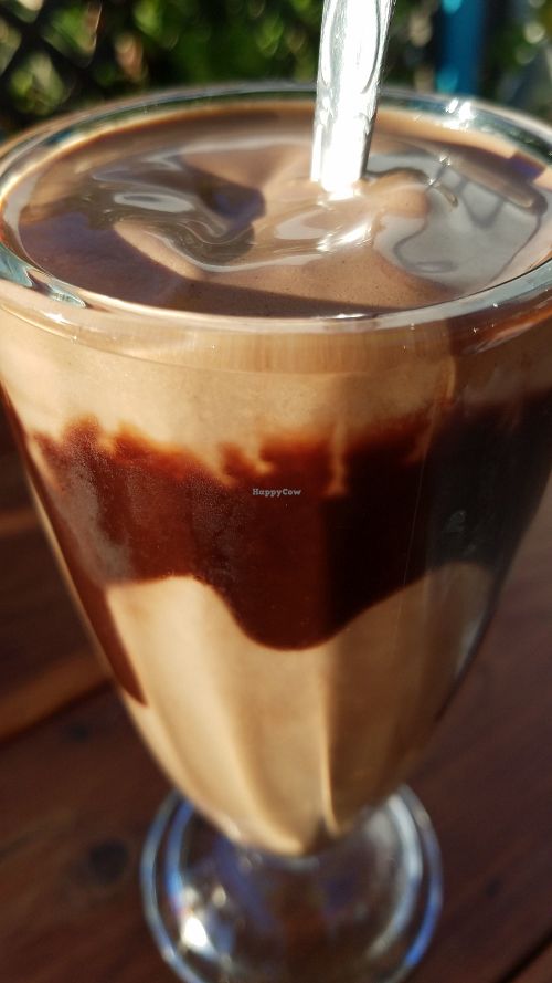 Chocolate milkshake at Cornbread Cafe in Eugene