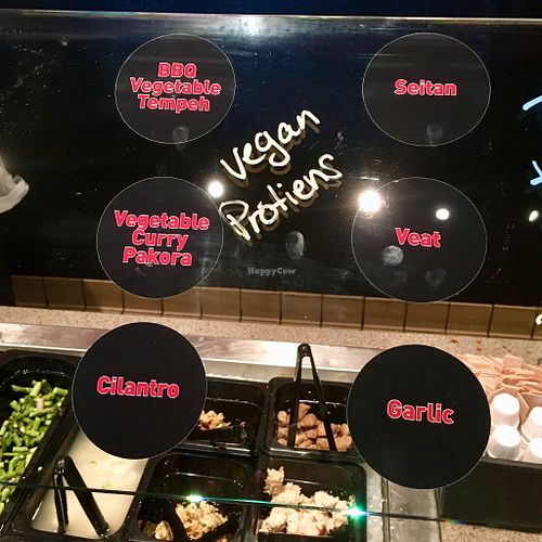 Tempeh, Seitan, Veat yumminess! at Flat Top Grill in Mishawaka