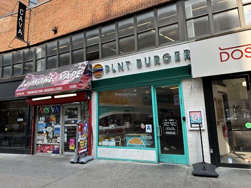 store front  at PLNT Burger - Union Square in New York City