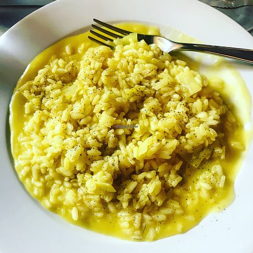 Risotto with saffron at 5 e Cinque in Florence