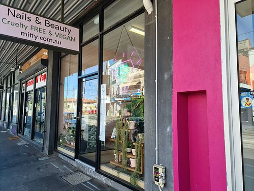 From the outside at Mitty Nails & Beauty in Brunswick