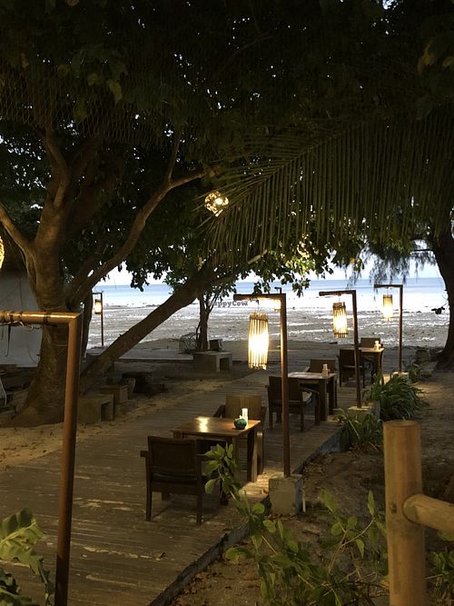 Outside seating area (beware of mosquitoes 🦟 ) at CoCo Cottage in Koh Ngai