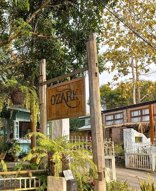 Sign at Ozark by Food4Thought in Chiang Mai