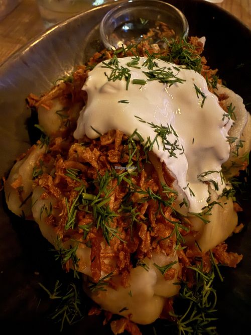 dumplings vegan  at Babuschkas Kitchen in Dortmund