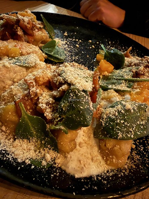 dumplings vegan  at Babuschkas Kitchen in Dortmund