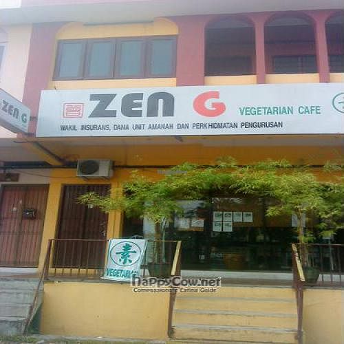 VISIBLE FROM TRUNK ROAD, OPPOSITE OF ESSO PETROL STATION at Zen Garden Cafe in Taiping