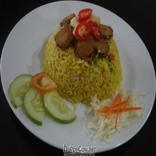 VEG TURMERIC FRIED RICE at Zen Garden Cafe in Taiping