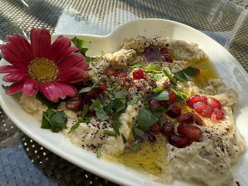  aubergine paste vegan  at Earth Bowls in Heidelberg