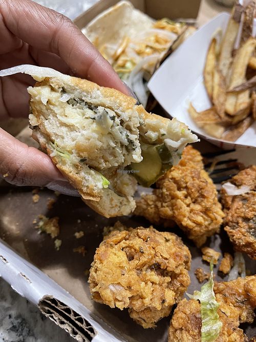 Fish sandwich   at 12oh7 Herban Eatery in St Louis