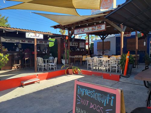 Food court at flowers & peppers in Tijuana