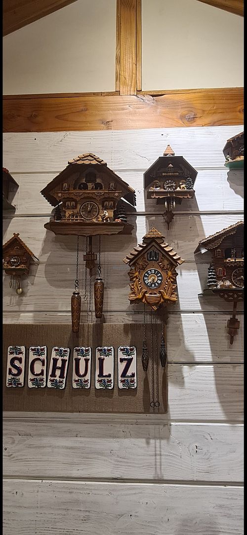 cuckoo clocks! at Cucú Schulz in Neuquen