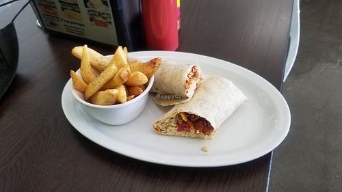 Breakfast burrito at Vegelicious Antioch in Antioch