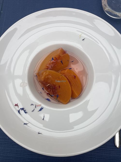 Pesche sciroppate  at Bue d'Oro in Valeggio Sul Mincio