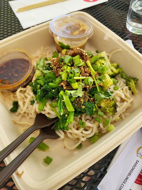Dan dan noodles at Ba Bar Green in Seattle