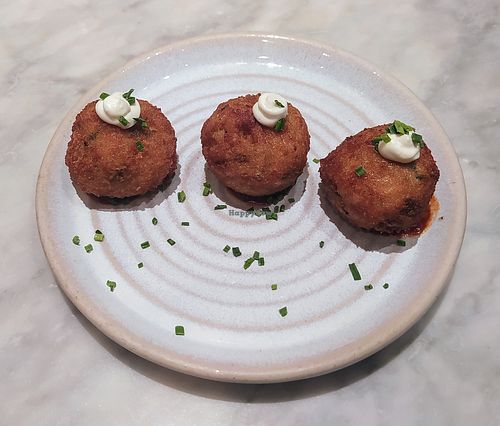 Vegan Arancini Rosso at Mildreds - Covent Garden in London