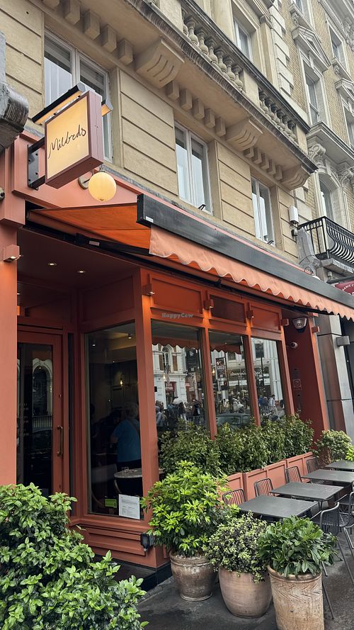 Entrance   at Mildreds - Covent Garden in London