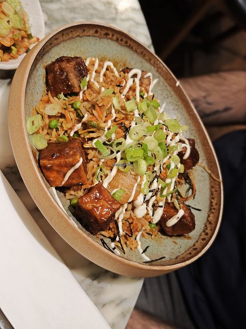 Kimchi fried rice at Mildreds - Covent Garden in London