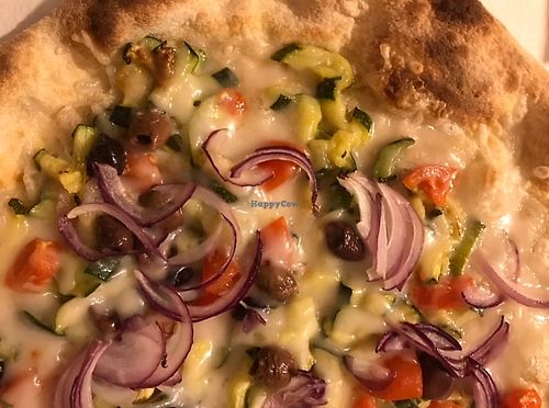 Pizza close up at 5 Sapori in Rome