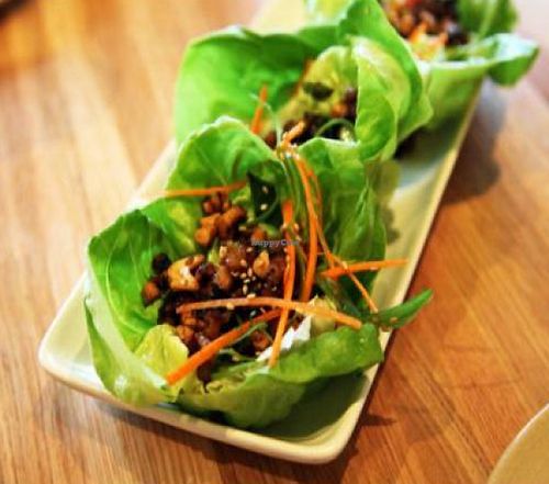 shiitake and tofu lettuce cups at True Food Kitchen in Santa Monica