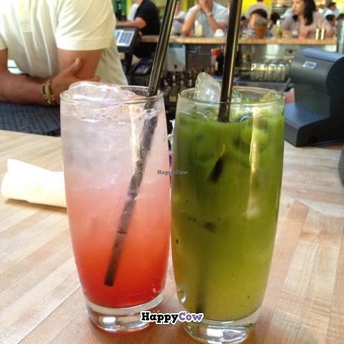 love their fresh drinks! at True Food Kitchen in Newport Beach