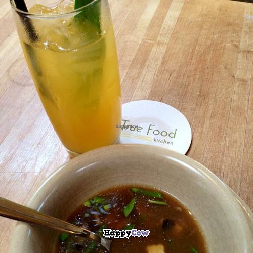 Hangover RX and vegan miso soup! at True Food Kitchen in Newport Beach