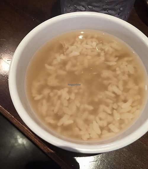 Rice with veggie soup   at BCD Tofu House in Bayside