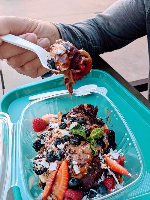 Acai bowl at Mystical Blends in La Mesa