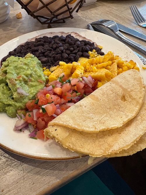 Comes with the vegan Molcajete at Pueblo in San Diego