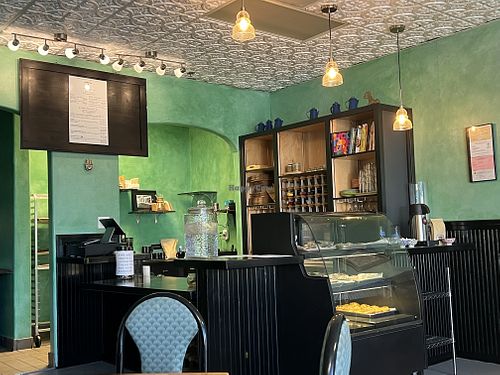 The counter   at Magdelena's in Petaluma