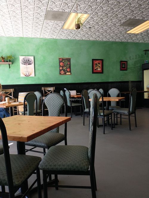 Cute, cozy indoor dining at Magdelena's in Petaluma