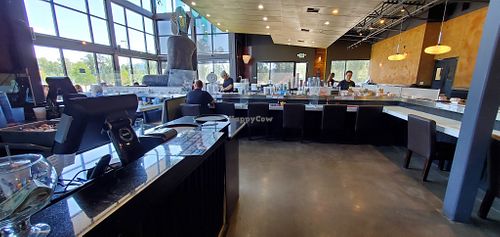 Restaurant interior at Zen Sushi & Bar in Bellingham