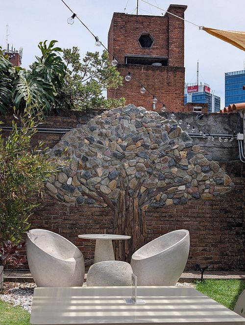 Outside at Vrote in Montevideo