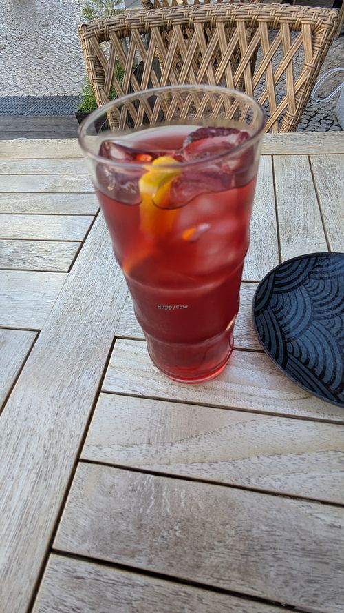 Iced tea at The Green Affair - Parque das Nações in Lisbon