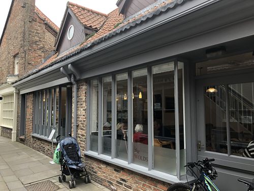 Front in a narrow street  at The Wolds Café & Coffee in Pocklington