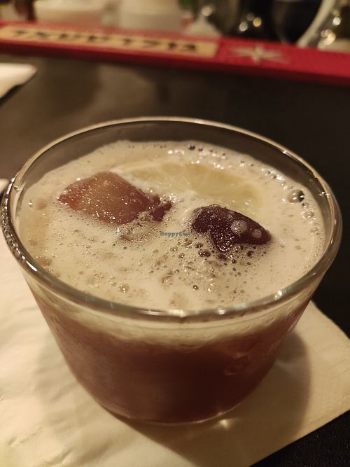 Jägermeister sour at Alpaca Bar in Tel Aviv