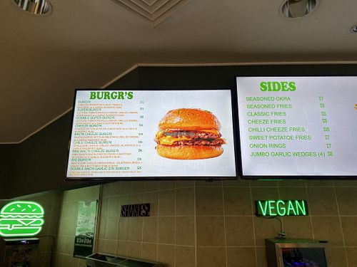 Burgr’s  at Mr. Veg'n in Atlanta