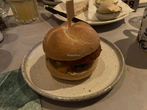 Fish burger at Rozey in Amersfoort