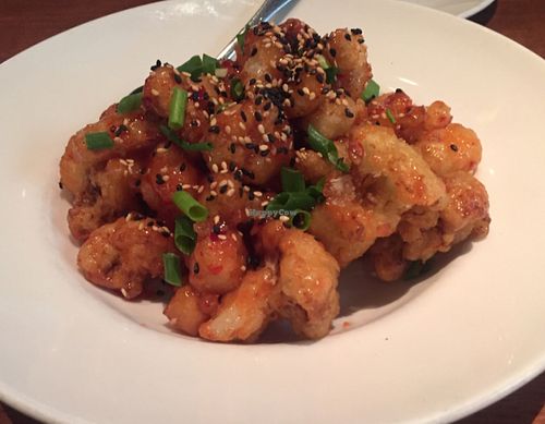 fried cauliflower - tasted like General Gau's Chicken would  at Sublime Restaurant and Bar in Fort Lauderdale