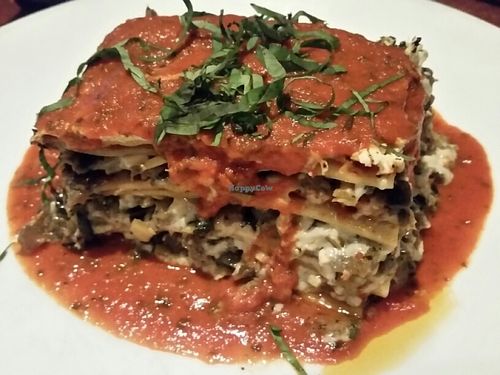 lasagne at Sublime Restaurant and Bar in Fort Lauderdale