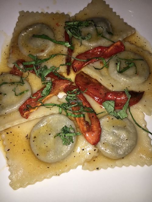 Mushroom Ravioli  at Sublime Restaurant and Bar in Fort Lauderdale