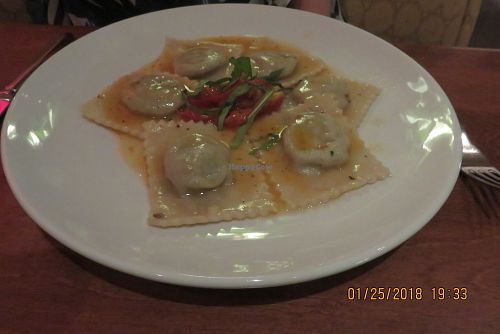 ravioli at Sublime Restaurant and Bar in Fort Lauderdale