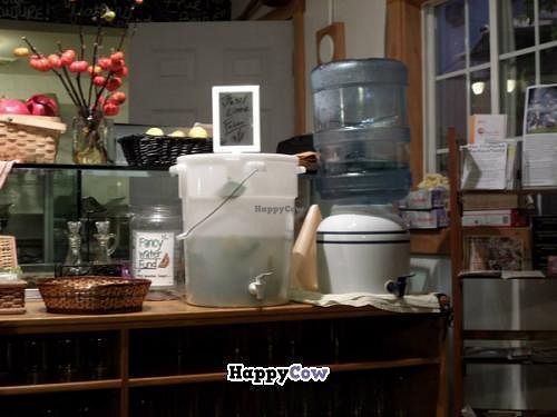 Fancy water! ) at Steamed - Organic Vegetarian Cuisine in Long Beach