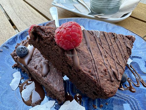 brownie vegan  at Green & Gloria in Dresden